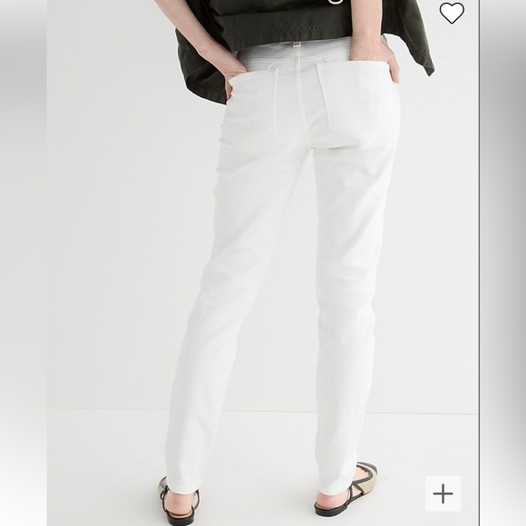 J. Crew 8" toothpick jean in white wash BQ313 Size 29 - Picture 3 of 6